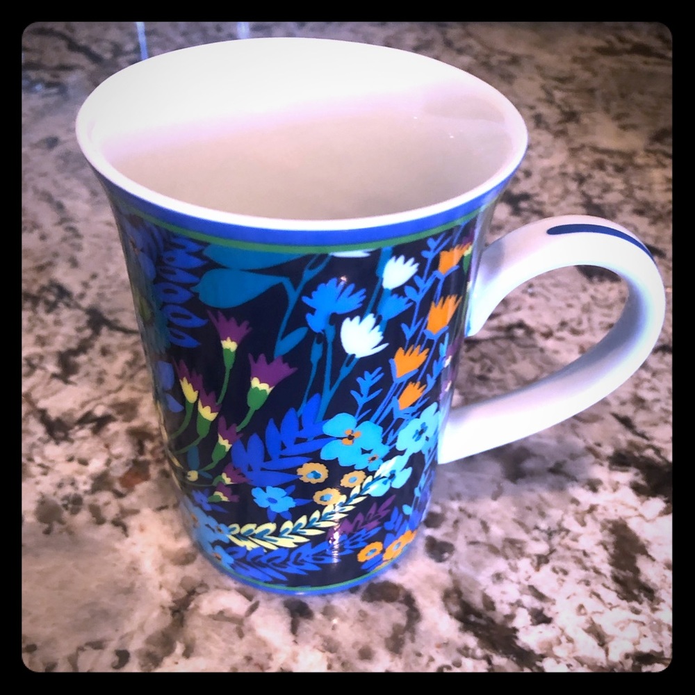Vera Bradley Midnight Blues Tea Cup